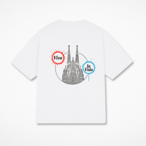 Barcelona T-Shirt Viva La Vida – Sagrada Familia Art